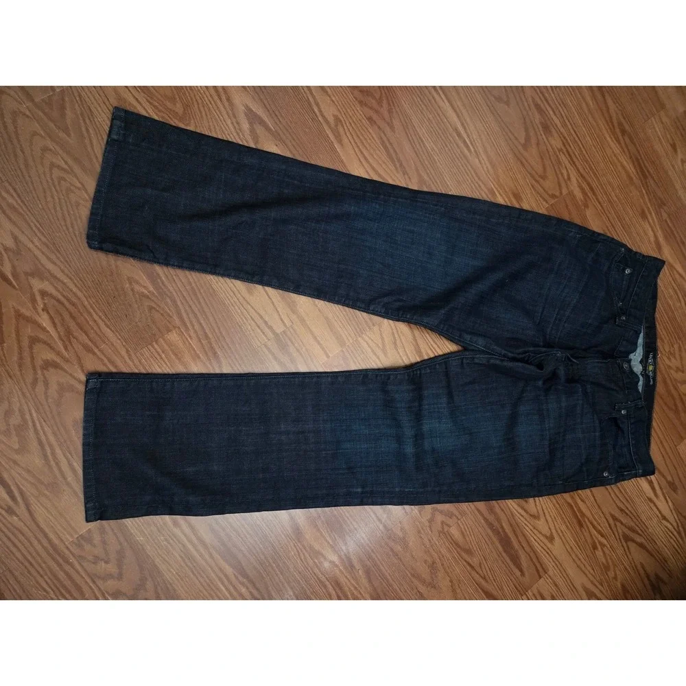 Lucky Brand 221 Original Straight Mens Dark Wash Denim Jeans 36x32 Blue‎